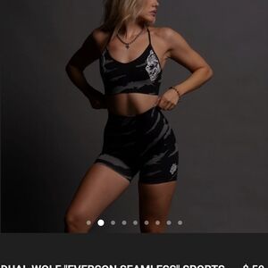 Darc Sport Black and Gray Athletic Shorts